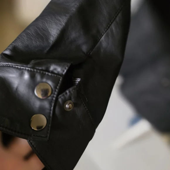 Apt. 9 Black Leather Jacket - Picture 8 of 11